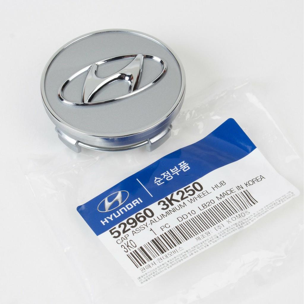 Nắp chụp mâm xe Hyundai - logo Hyundai Đường kính 60mm - Mã số 529603K250 -
