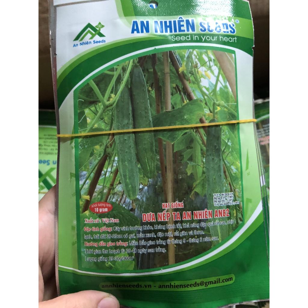 Hạt Giống Dưa Chuột Nếp Ta An Nhiên AN82- Gói 10g - Hạt Giống Dưa Chuột Nếp Ta Cao Sản