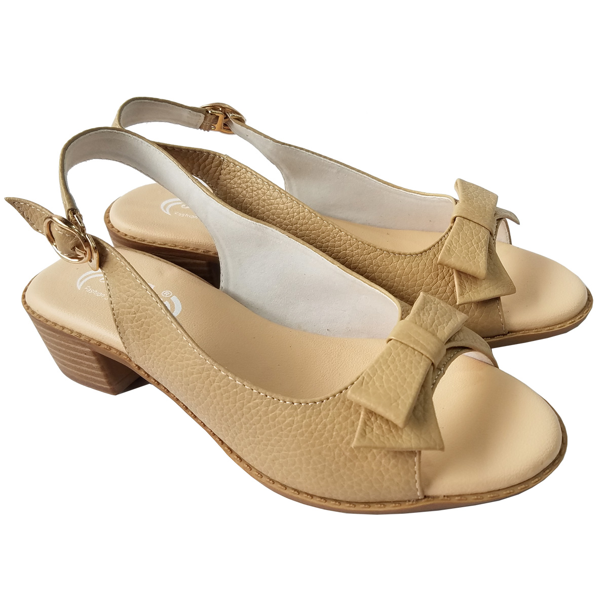 Giày Sandal Cao Gót Da Bò BIGGBEN Cao 4 Phân SDCG155