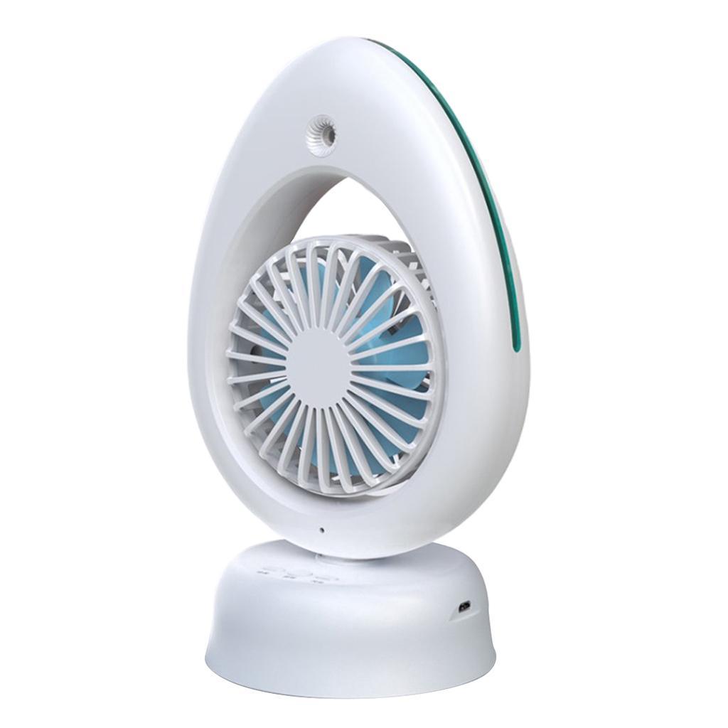 USB Fan Air Conditioner Spraying Mist Cooler Home Humidifier Handheld White
