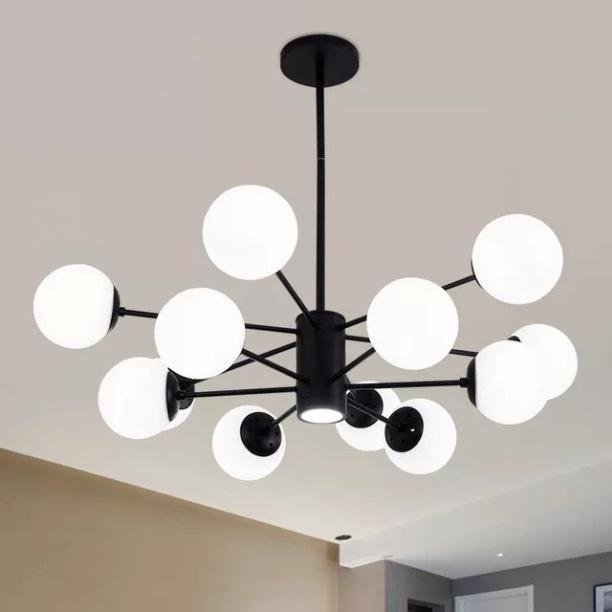 Đèn thả, đèn tô điểm phòng tiếp khách 12 bóng DT