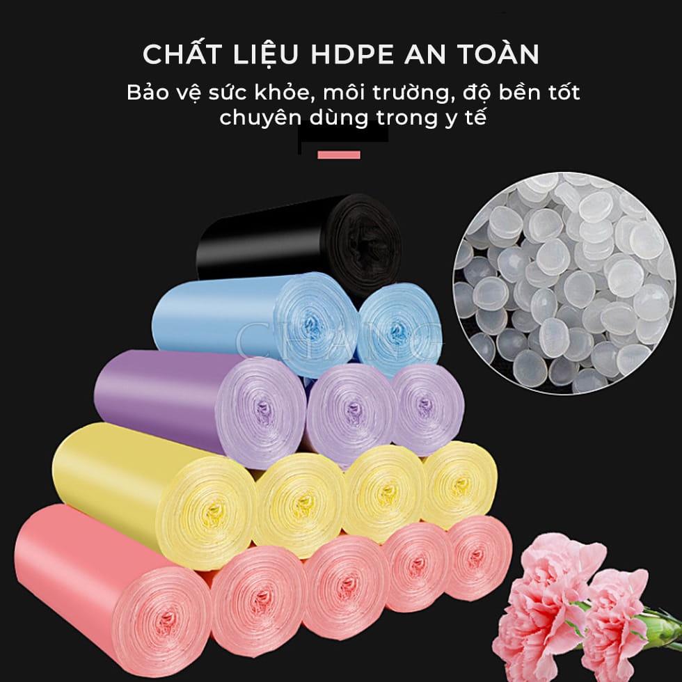 Set 300 túi đựng rác siêu dai tiện lợi kích thước 45x50cm, Combo hộp 10 cuộn túi rác tự phân huỷ sinh học.