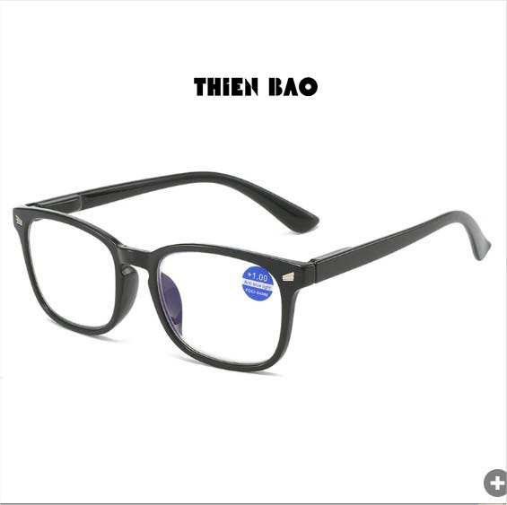 Kính lão thị, viễn thị, kính đọc sách Nam nữ thể thao toàn viền KT024 hàng đẹp loại I chuẩn độ nét căng rõ chữ, bản lề lò xo