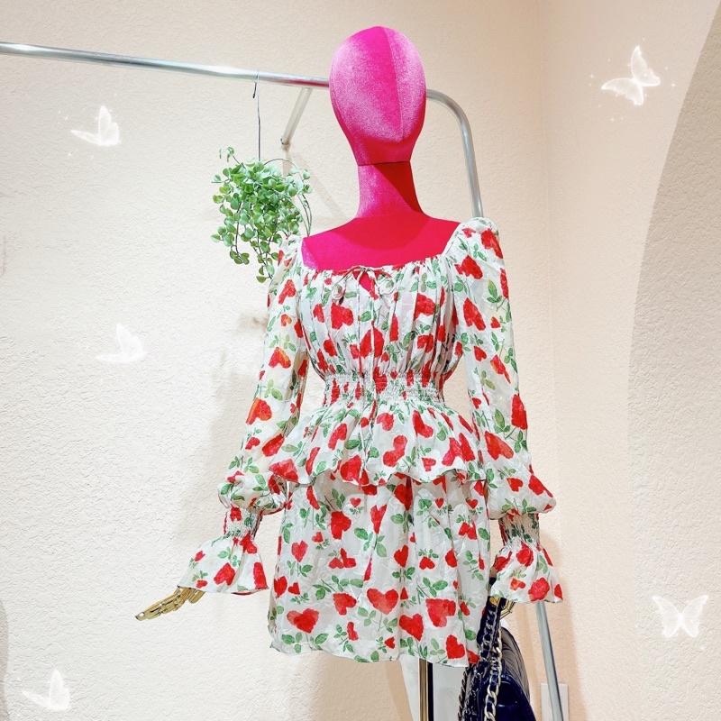 Set Áo và Váy Bo Chun