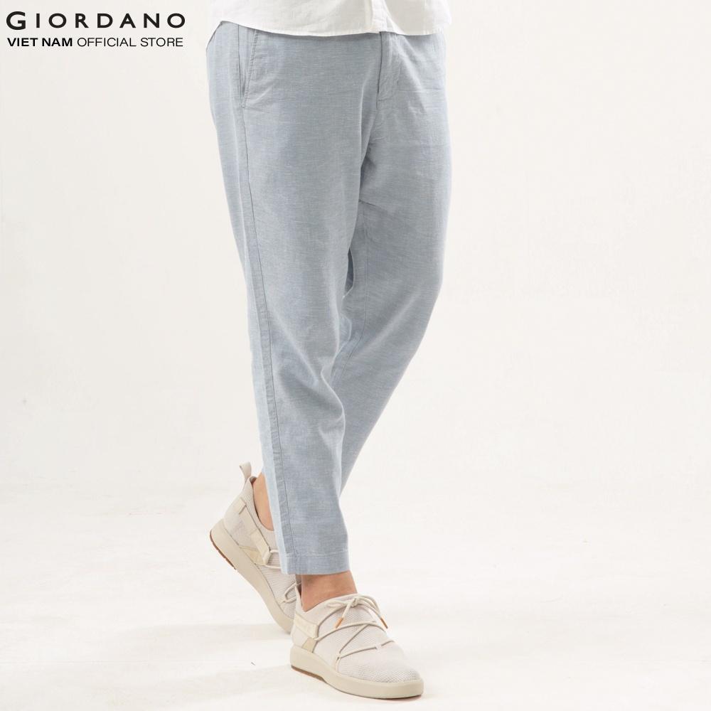 Quần Lửng Linen Nam Giordano 01121202