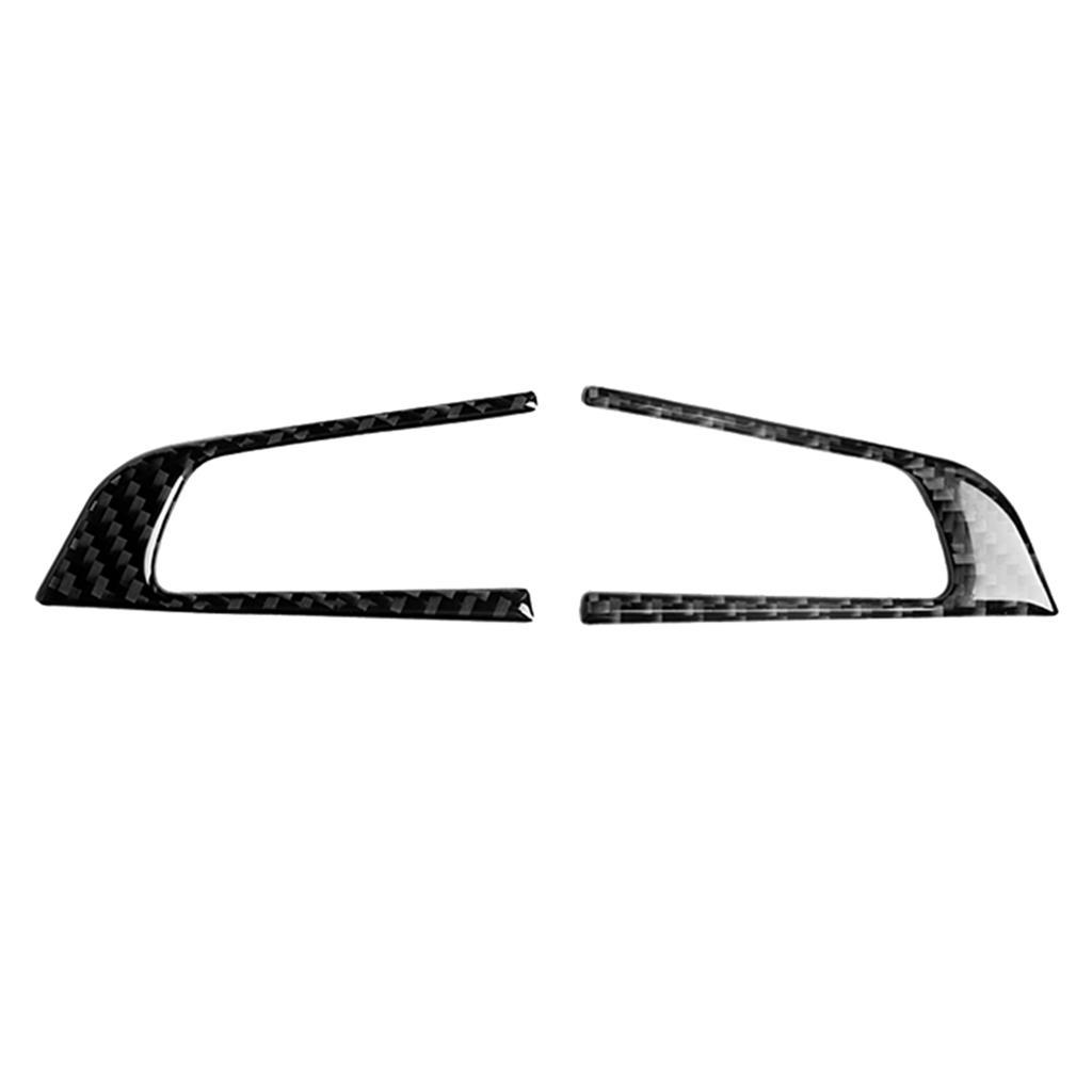 Carbon Fiber Steering Wheel Cover Case Trim Sticker for