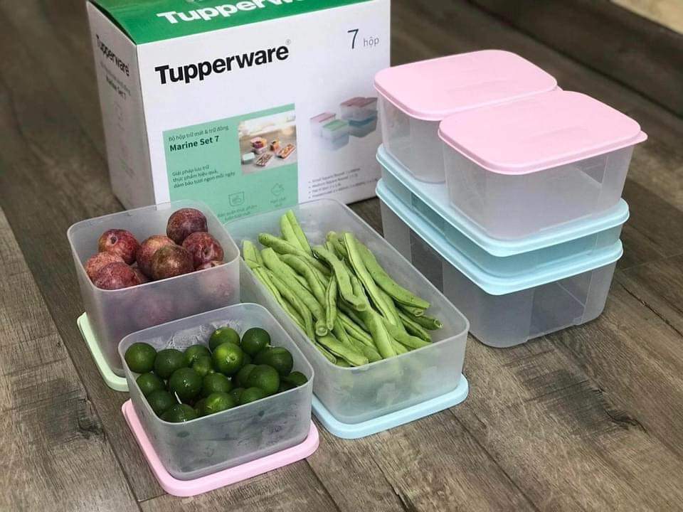 Bộ hộp bảo quản trữ mát và trữ đông Marine  TUPPERWARE HÀNG CHÍNH HÃNG