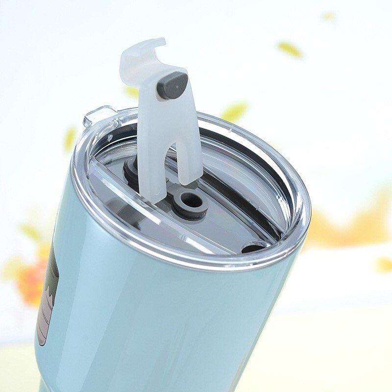 Combo Ly Giữ Nhiệt 900ML Tặng Kèm Ống Hút Inox + Túi Giữ Nhiệt + Nắp Chống Tràn + Cọ Rửa