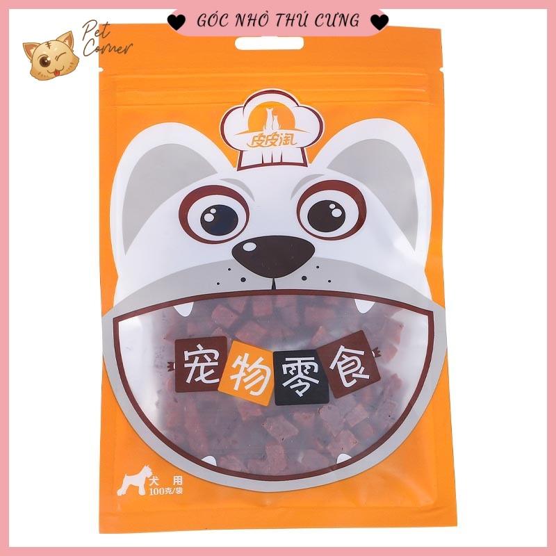 Snack thịt bò viên cho chó cưng (Gói 100g)