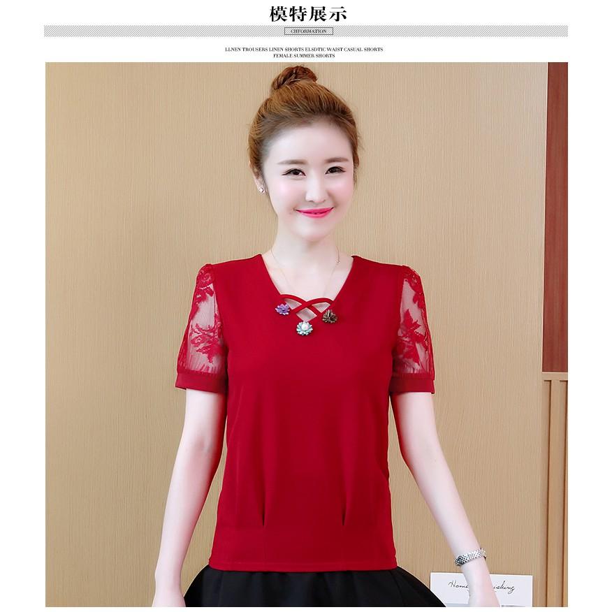 Áo sơ mi công sở trung niên_ áo nữ trung niên sang trọng