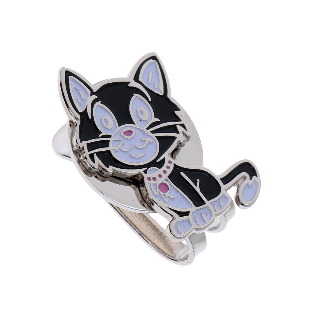3-8pack Alloy Cat Golf Hat / Cap Clip with Magnetic Ball Marker Golf Accessories