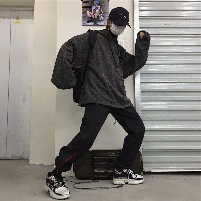 Áo Hoodie Tay Dài Dáng Rộng Phong Cách Thời Trang Hàn Quốc 2020 Cho Nam