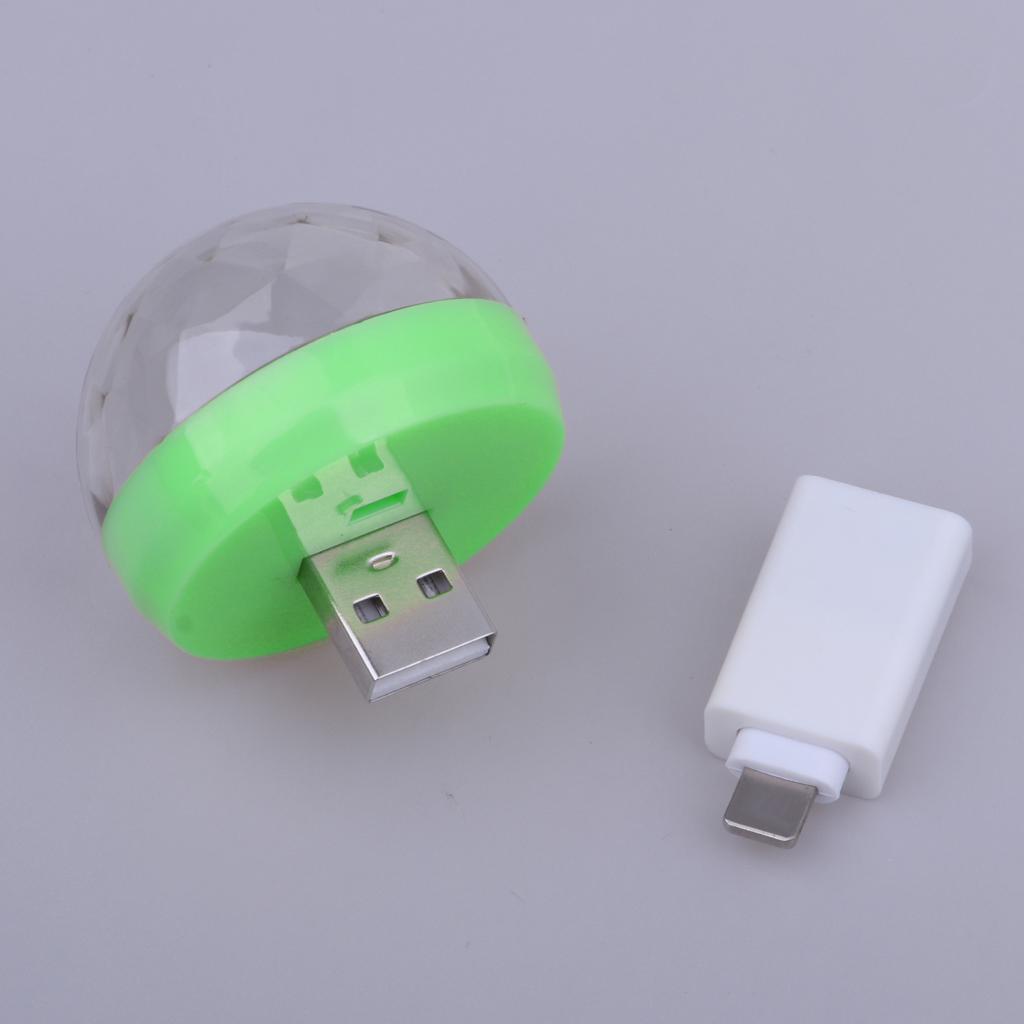 2xUSB Mini for Home Party DJ Lighting Green