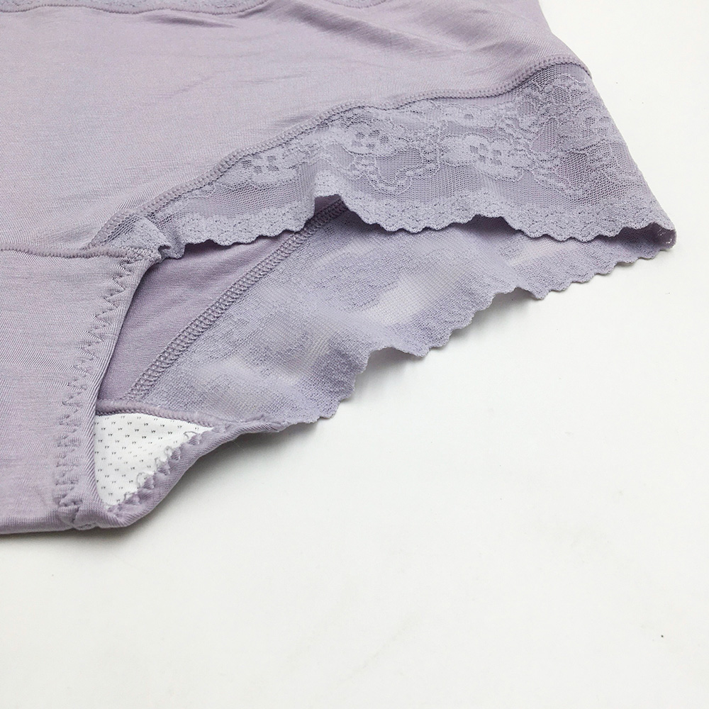 Quần lót nữ cotton pha ren nâng mông kháng khuẩn,thoáng mát,không lộ viền, cạp cao gen bụng dưới cao cấp