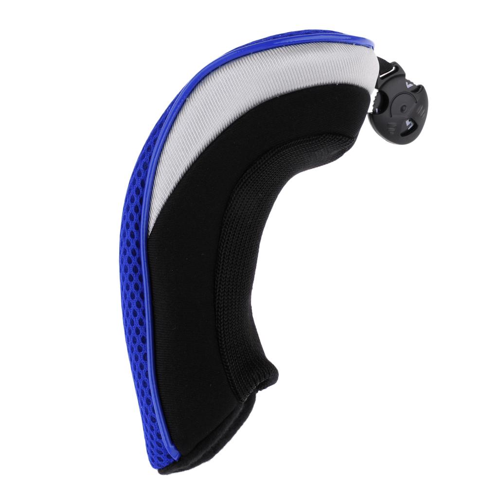 2xGolf Hybrid UT Club Rescue Head Cover Headcover with Number Tag Blue