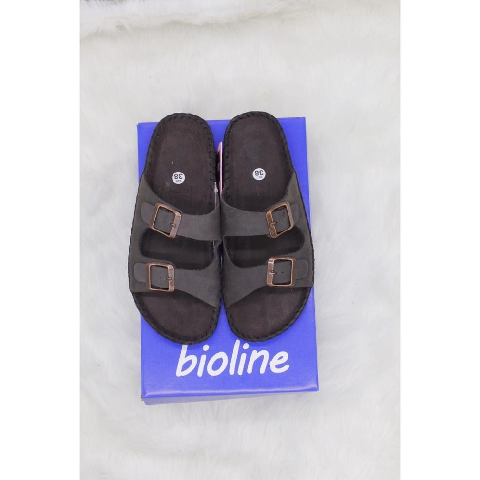 Dép birken vietnam da bò khâu tay UNISEX xuất khẩu châu âu Mã KT01