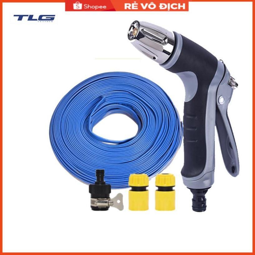 Bộ dây và vòi xịt rửa xe tưới cây tăng áp 20m 206817