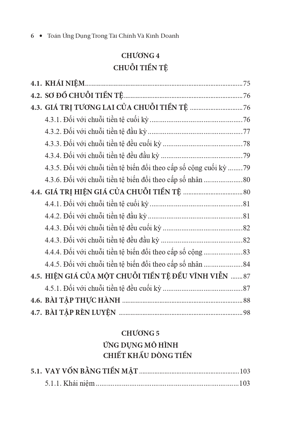 Toán Ứng Dụng Trong Tài Chính Và Kinh Doanh