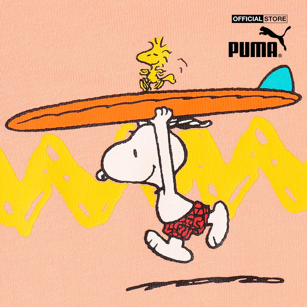 PUMA - Áo thun trẻ em PUMA X PEANUTS Graphic Tee B-599463