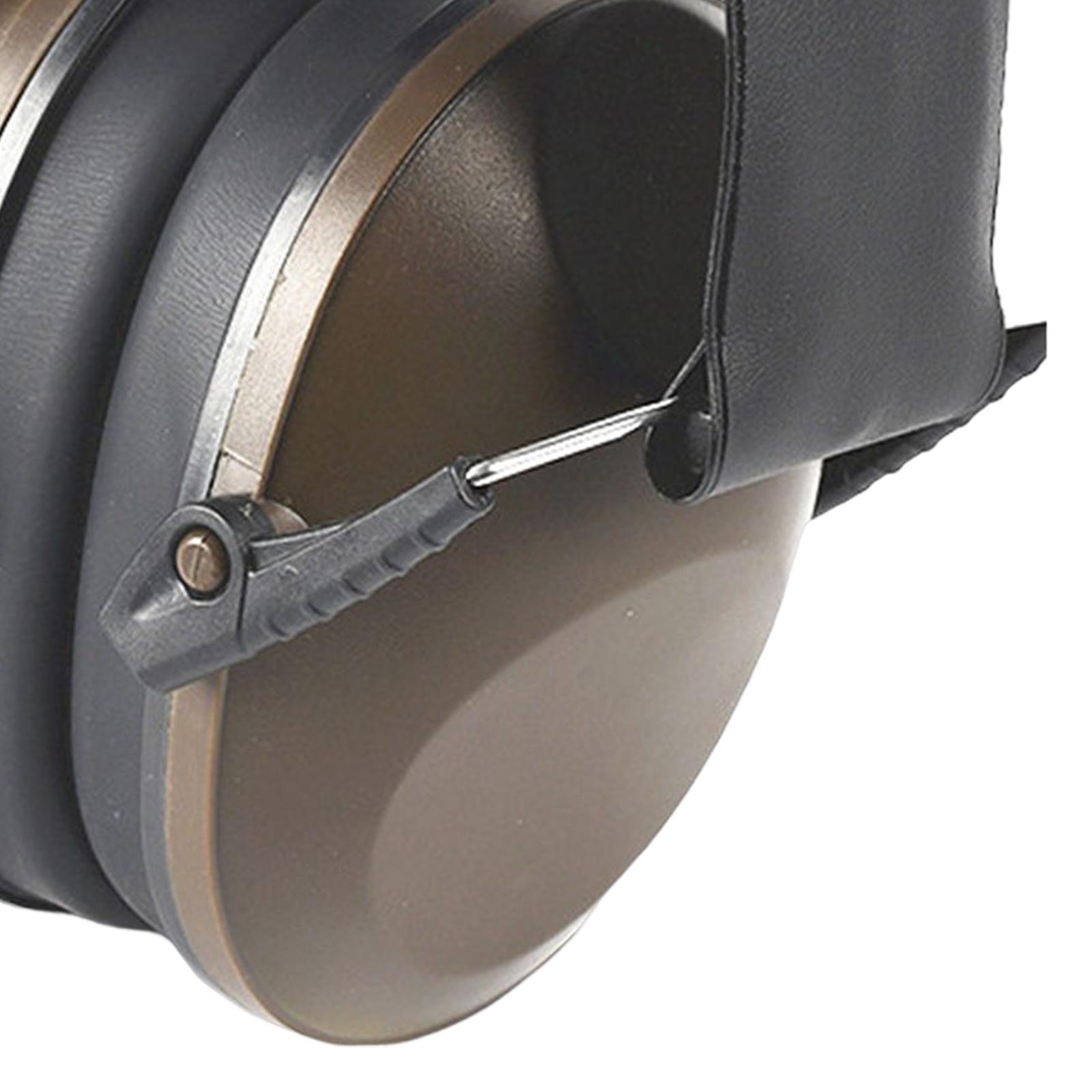 Ear Protection Ear Muffs, Noise Cancelling, Folding Padded Head Band, Lightweight Ear Defenders for Airplane Construction Men Women