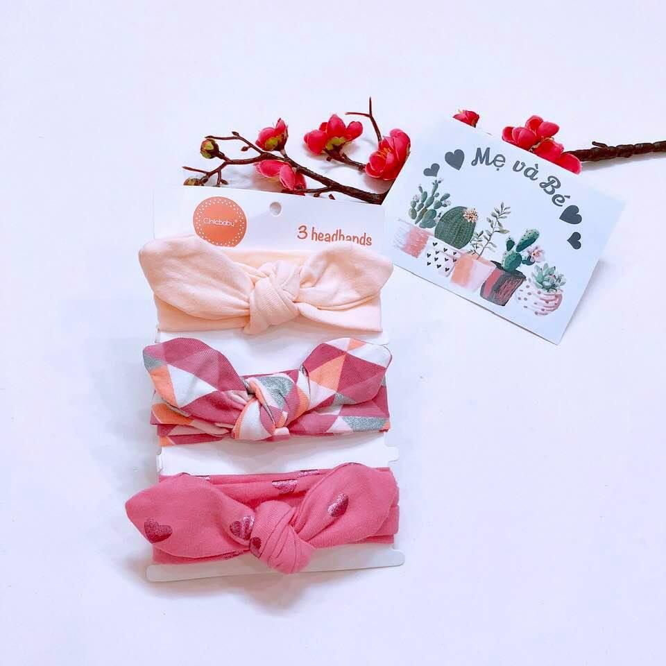 Băng đô Chicbaby cho bé - Set 3 chiếc Mimo baby