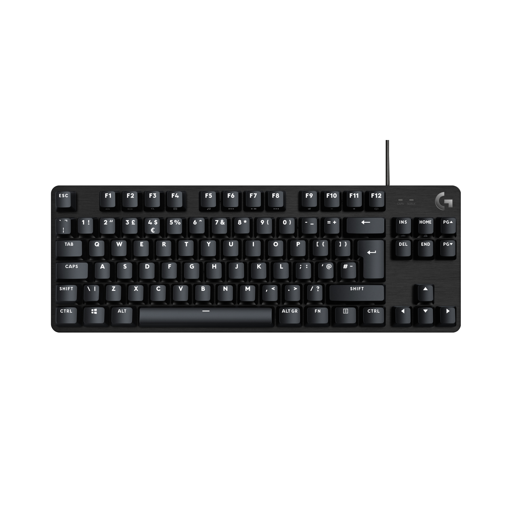 Bàn phím cơ game Logitech G413 TKL SE / G413 SE Full size – Keycap PBT, Switch Tactile, Anti-Ghosting khi nhấn 6 phím cùng lúc, đèn LED trắng -Hàng Chính Hãng