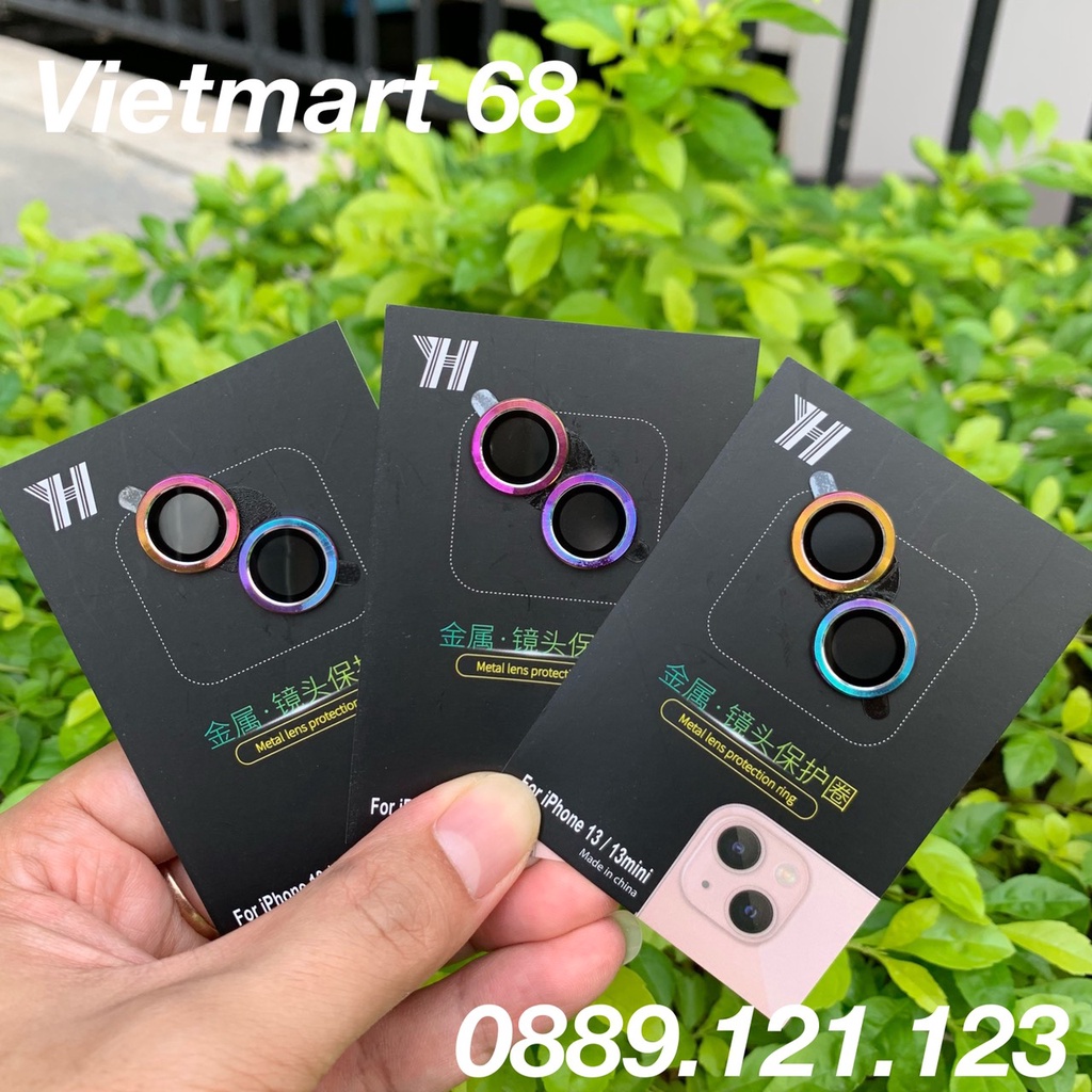 Dán Cam Titan 7 Màu Từng Mắt Camera Cho iPhone 13Promax đến 11 Lên Máy Quá Đẹp