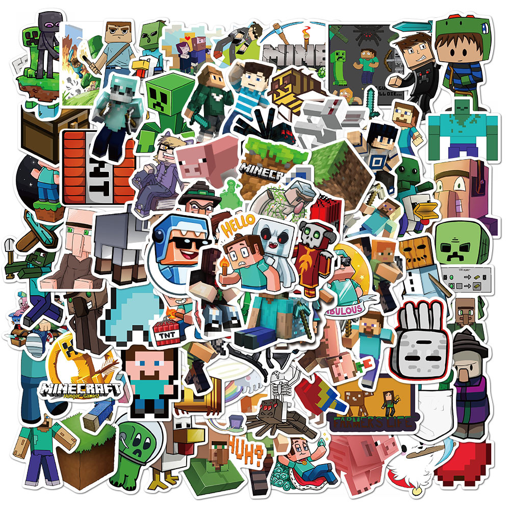 Set 30 Sticker Minecraft