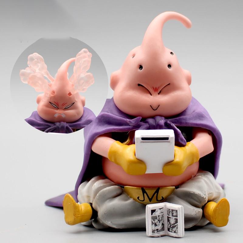 mô hình majin buu mập biểu cảm khi chơi game đáng yêu