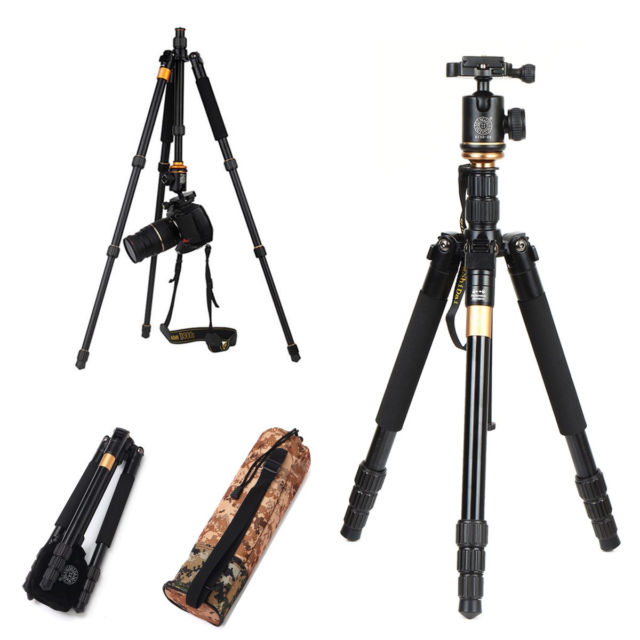 Chân Máy Ảnh Chuyên Nghiệp Tripod Beike Q999S - Hàng Nhập Khẩu