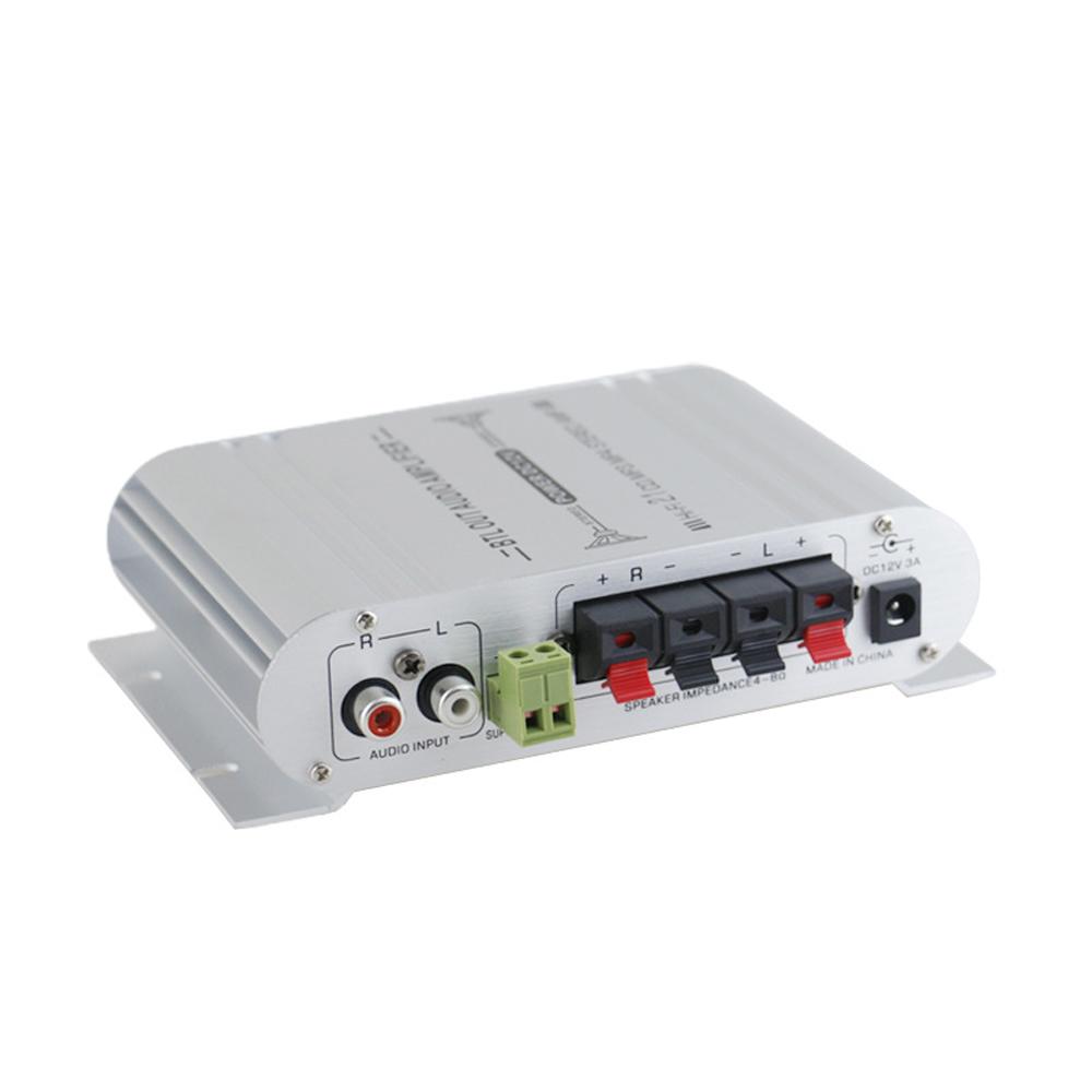 Mini Digital Hi-Fi Power Amplifier 2.1CH Subwoofer Stereo Audio Player Car Motorcycle Home Power Amplifier