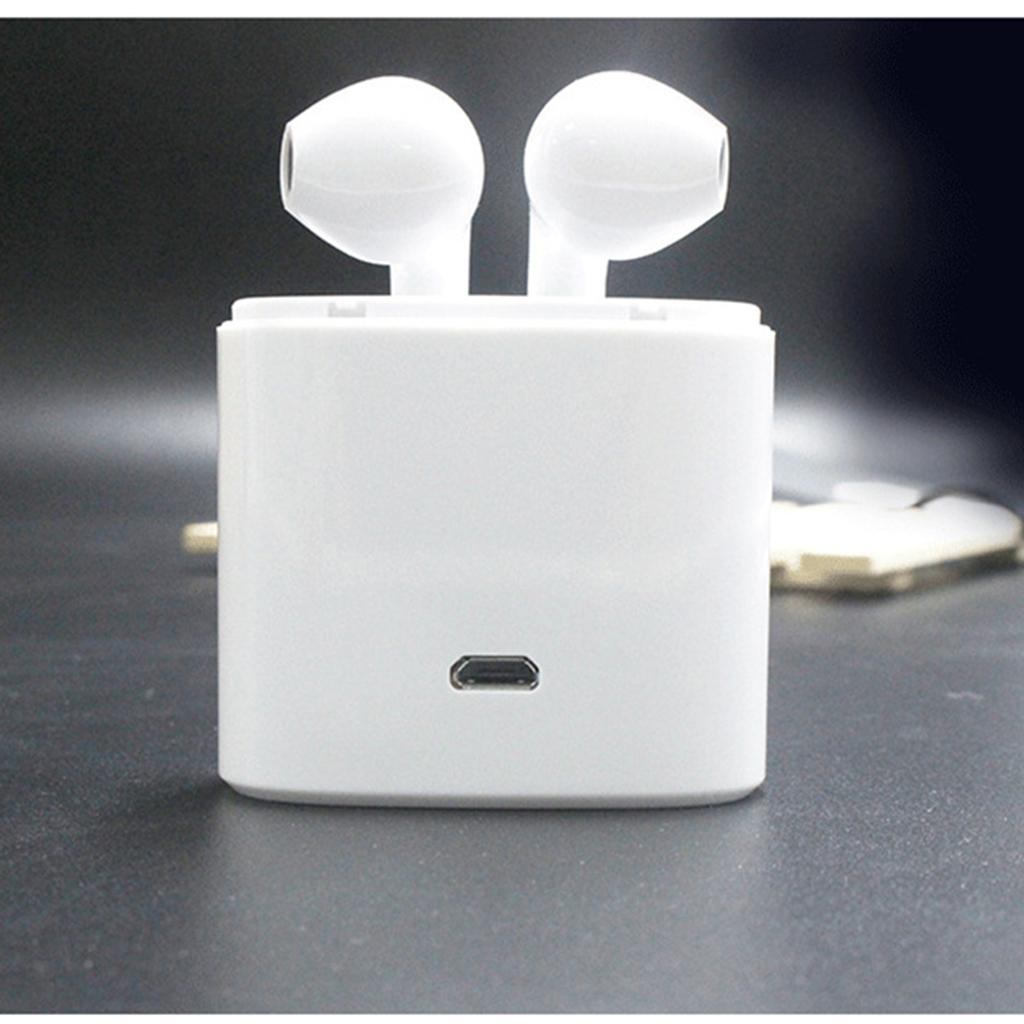 2 Pcs i7 Wireless Bluetooth 4.1 HeadPhones Stereo W/ Charger Box