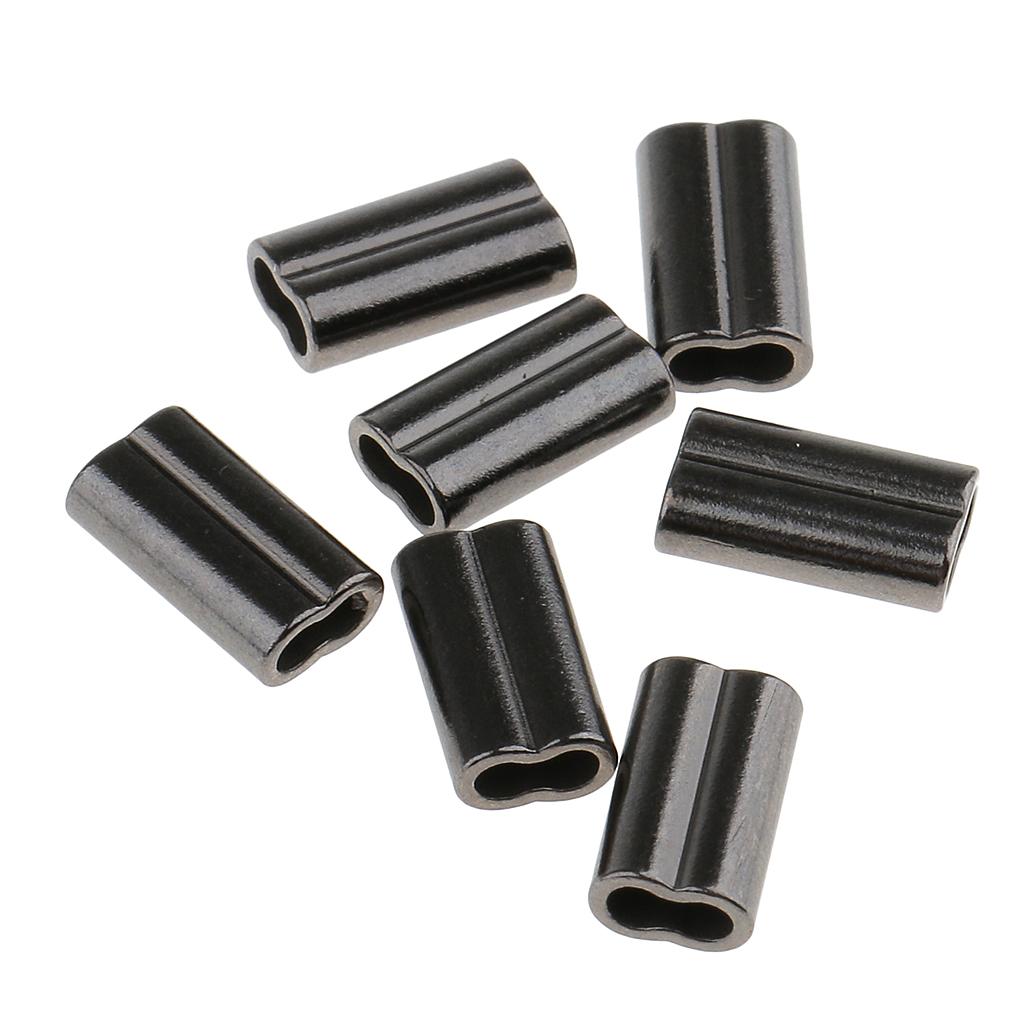Double Barrel Copper Crimp Sleeves Fishing Crimps for Rig Making