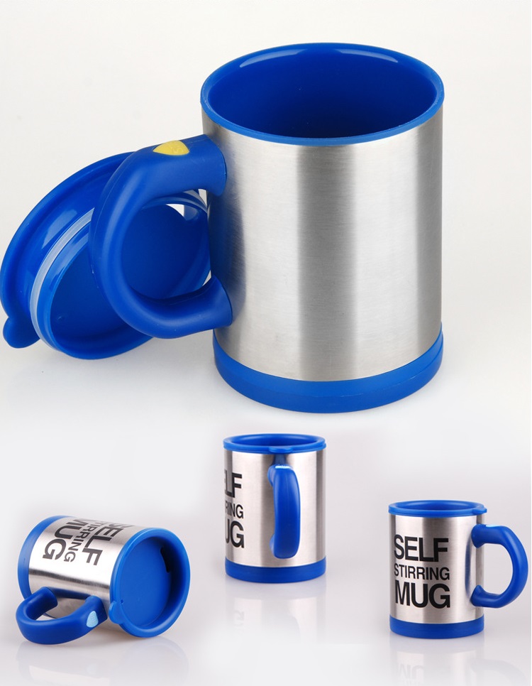 Cốc tự khuấy đồ uống tiện dụng 400ml - Tặng kèm 2 pin AAA 1.5V