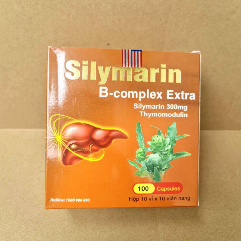 Silymarin B-complex Extra giúp tăng cường giải độc gan, mát gan