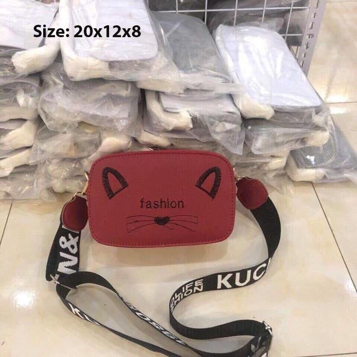 Túi Đeo Chéo Nữ Mèo Dễ Thương