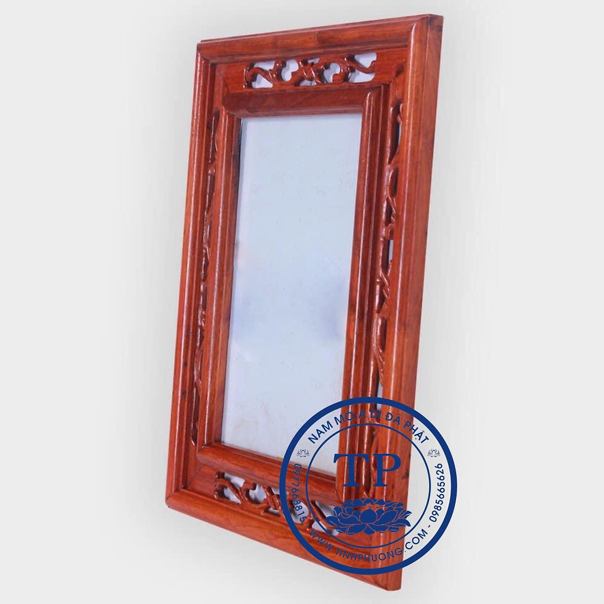 Khung ảnh thờ cúng gỗ hương treo khổ ảnh 20x30 TM12152