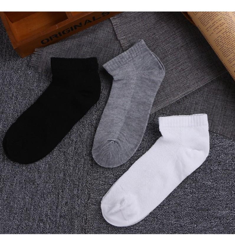 Tất cổ ngắn nam nữ nhiều màu unisex