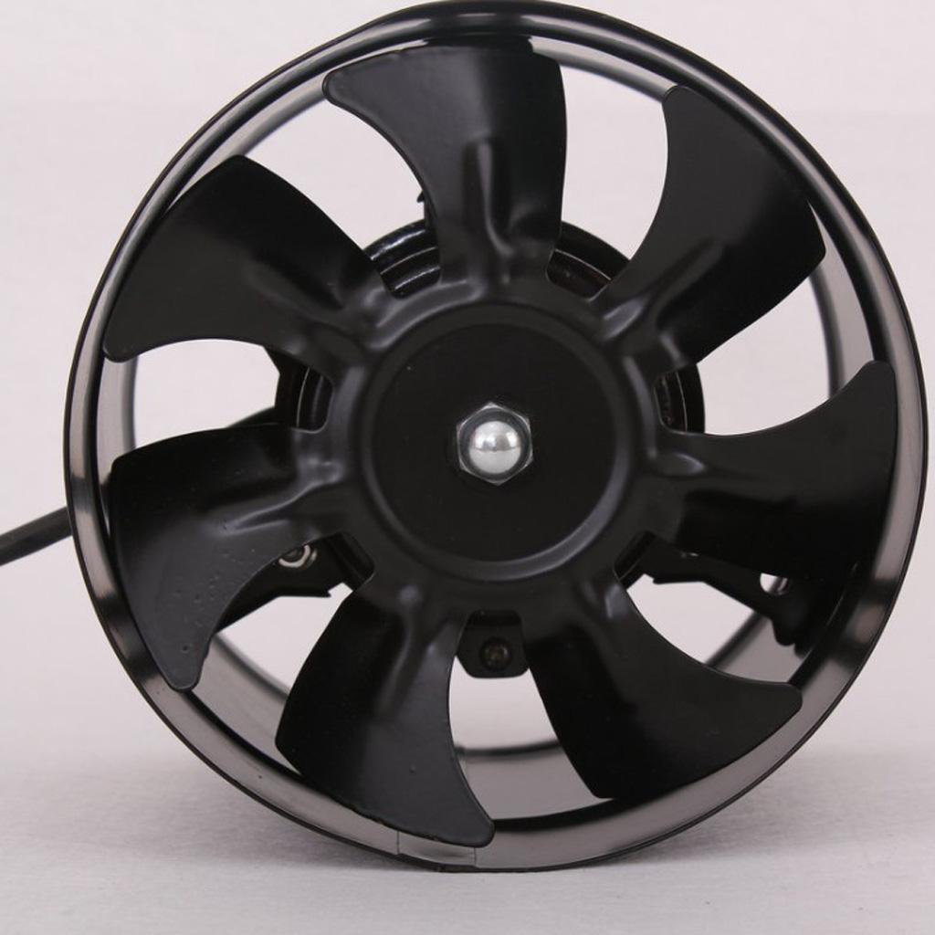 Metal Inline Duct Fan Booster Exhaust Blower Air Cooling Vent