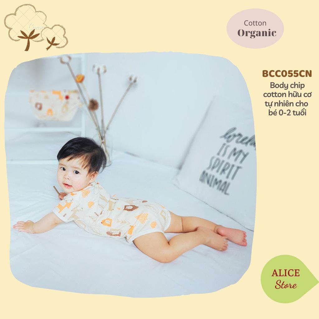 Quần áo sơ sinh 0-2 tuổi 100% COTTON HỮU CƠ TỰ NHIÊN không chất tẩy nhuộm, body chip mùa hè cho bé mẫu mới 2022