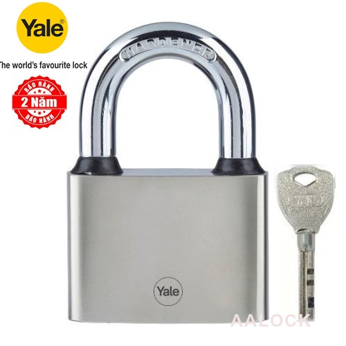 Ổ khóa treo cỡ to Yale Y112/70/137/1 size 70, giữ chìa. Loại khóa bấm chống cắt, chống trộm dùng được ngoài trời