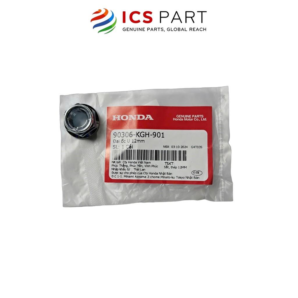 Đai ốc U 12mm HONDA Air Blade, Click, Dream, Future, Lead, Pcx, Sh Mode, Vision, Wave (90306KGH901)