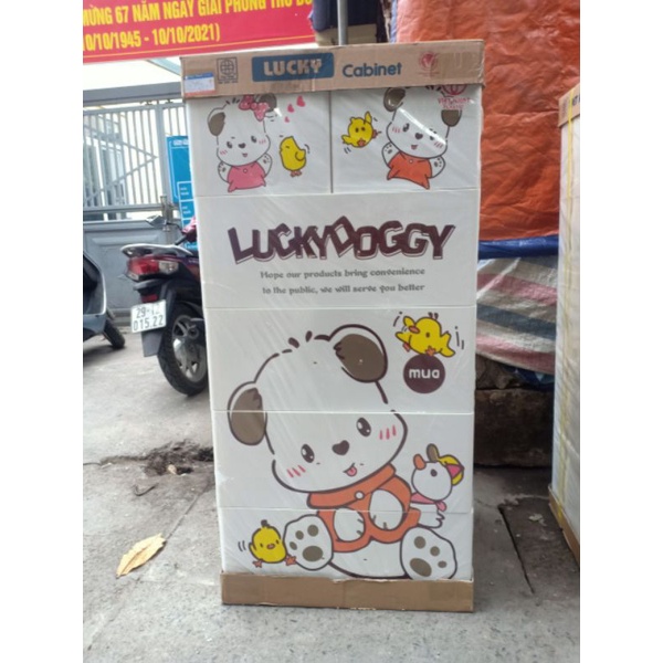 TỦ NHỰA 5 TẦNG 6 NGĂN LUCKY VIỆT NHẬT