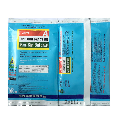 GÓI 100 GRAM - CHẾ PHẨM TRỪ BỆNH CÂY TRỒNG KIN KIN BUL 72WP