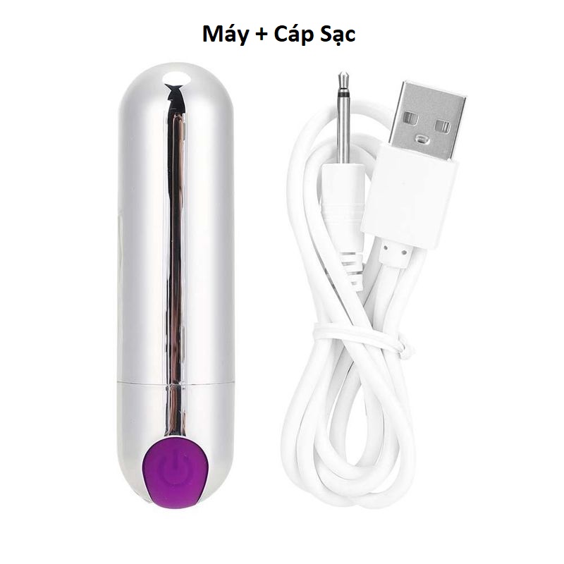 Máy Rung Mini Cầm Tay - Massage Đa Điểm 12 Kiểu Rung Pin Sạc - Chính Hãng