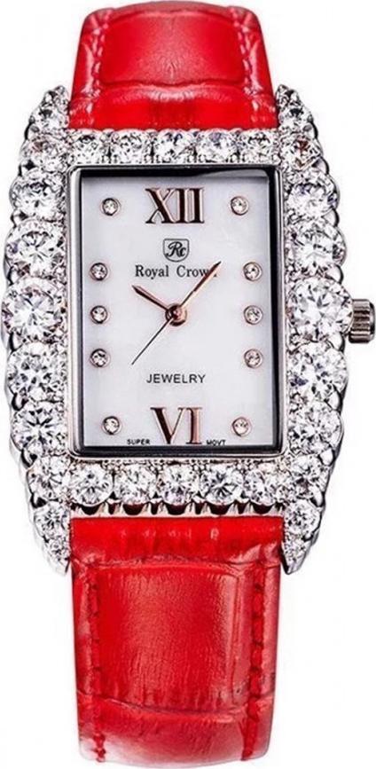Đồng hồ nữ chính hãng Royal Crown 6111ST đỏ
