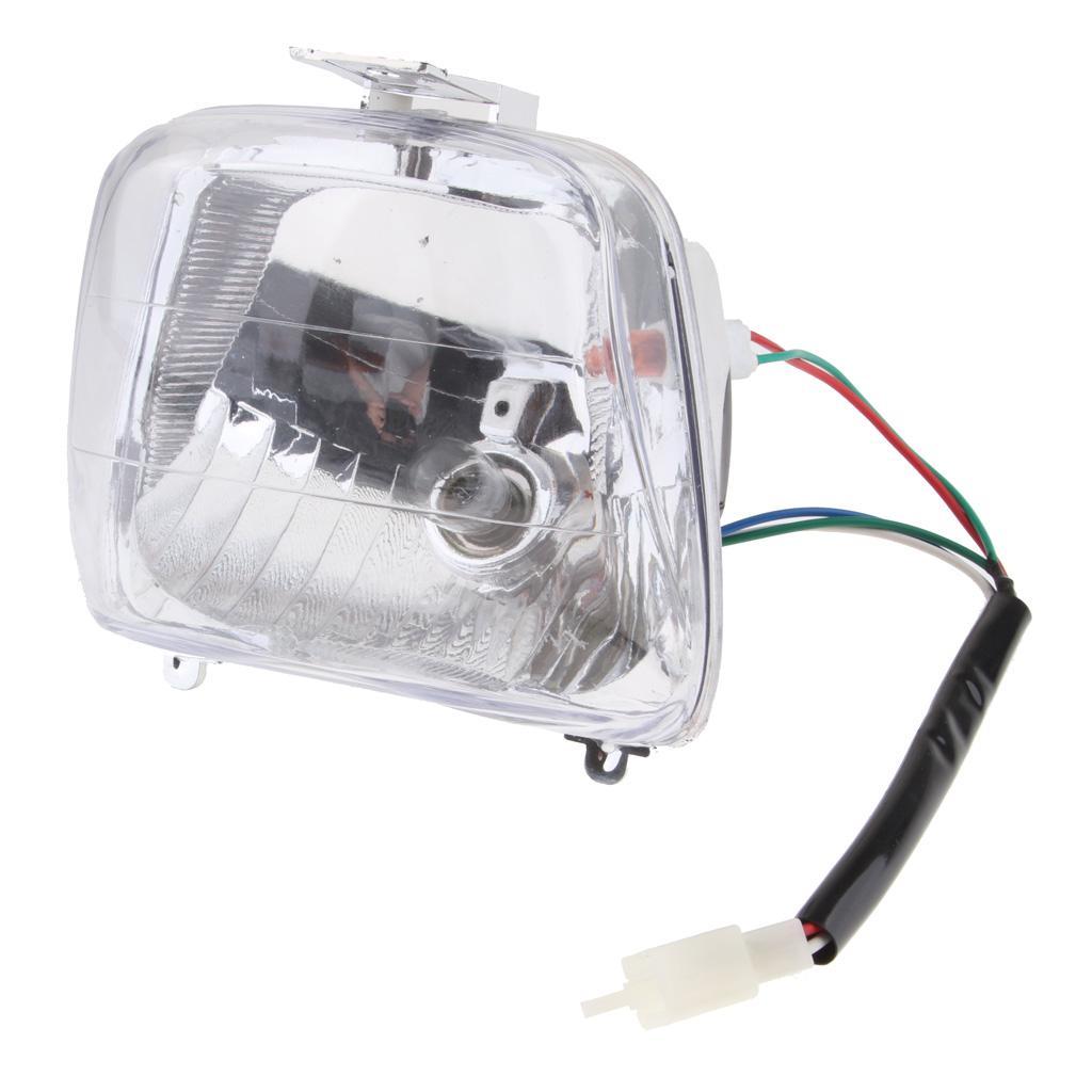 Square Headlight Lamp for 50cc 70cc 90cc 110 Chinese Scooter ATV