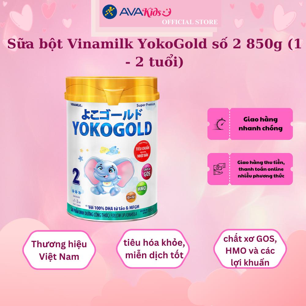 Sữa bột Vinamilk YokoGold số 2 850g (1 - 2 tuổi)