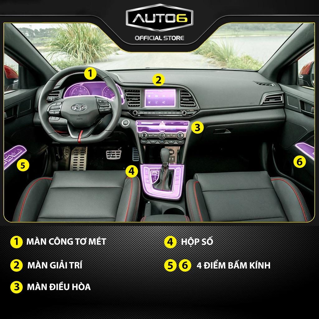 HYUNDAI ELANTRA : Film PPF dán Full Bộ nội thất - AUTO6- Chống xước, che mờ đi các vết xước cũ, giữ độ bóng