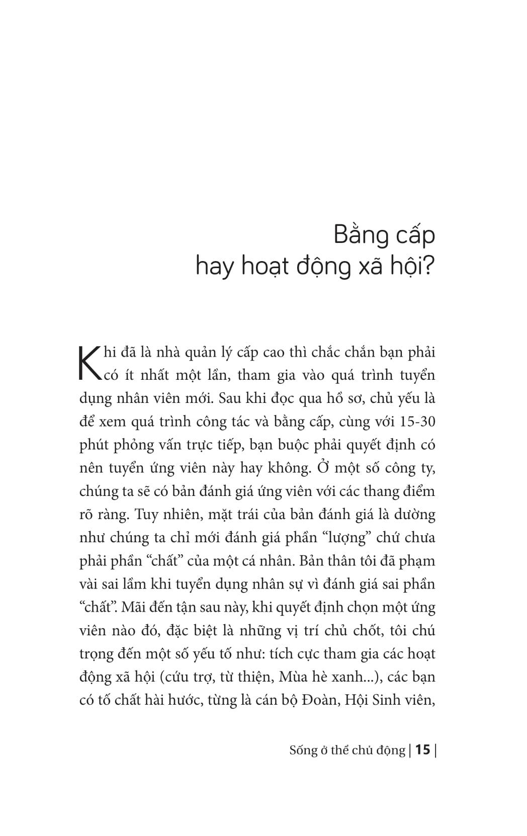 Sống Ở Thể Chủ Động (Tái Bản 2019)